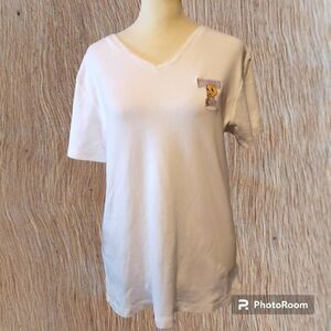 Vintage Warner Brothers Studio Store White Tweety T-shirt Size Large